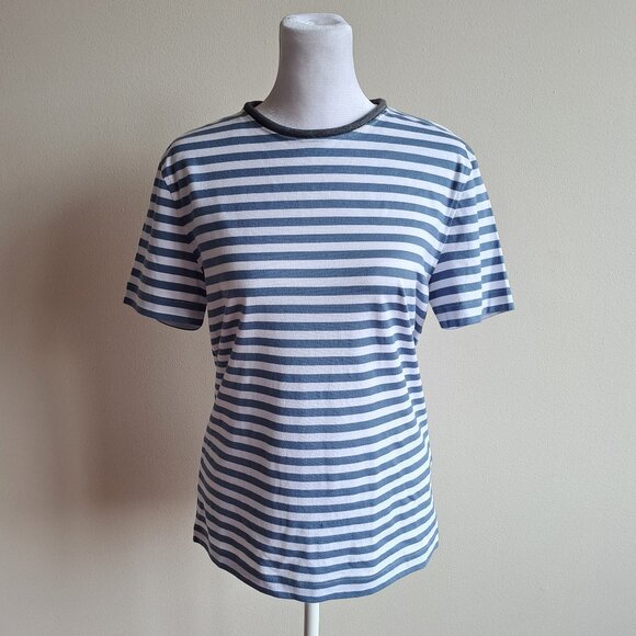 【送料&関税込】Brunello Cucinelli Striped Cotton Jersey T-s Brunello Cucinelli Striped Cotton Jersey T-Shirt | Sendegaro US